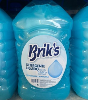 Detergentes Brik’s Celeste 5 L (5unidades)
