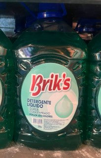 Detergentes Brik’s Verde 5 L (5 unidades)