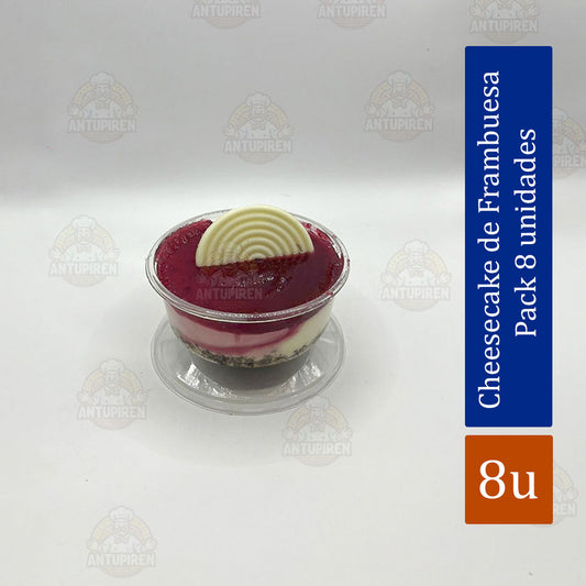 Cheesecake de Frambuesa – Pack 8 unidades