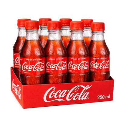 Display 12u CocaCola Botella 250ml $3.000 c/u