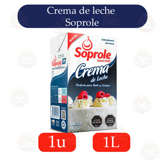 Crema de leche Soprole 1L