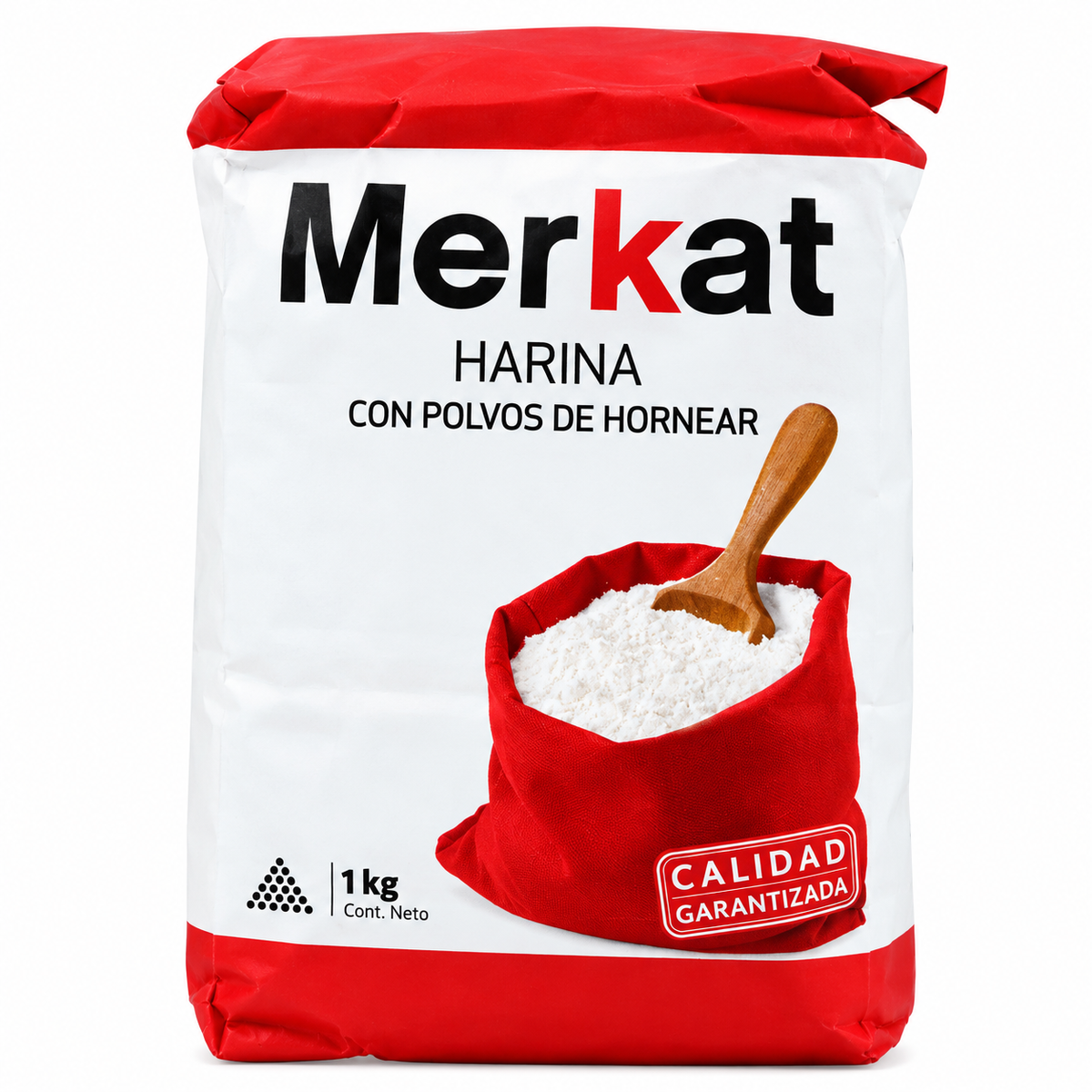 HARINA MERKAT CON/SIN POLVOS DE HORNEAR 1KG