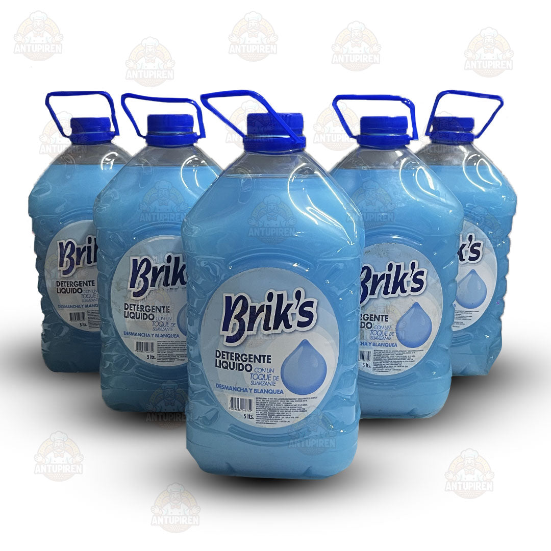 Detergentes Brik’s Celeste 5 L (5unidades)