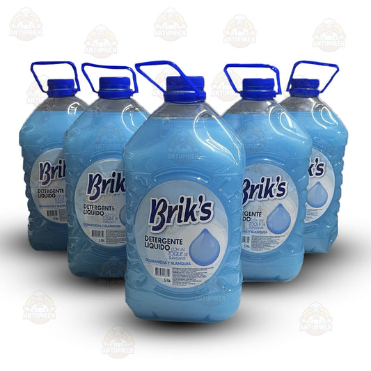 Detergentes Brik’s Celeste 5 L (5unidades)