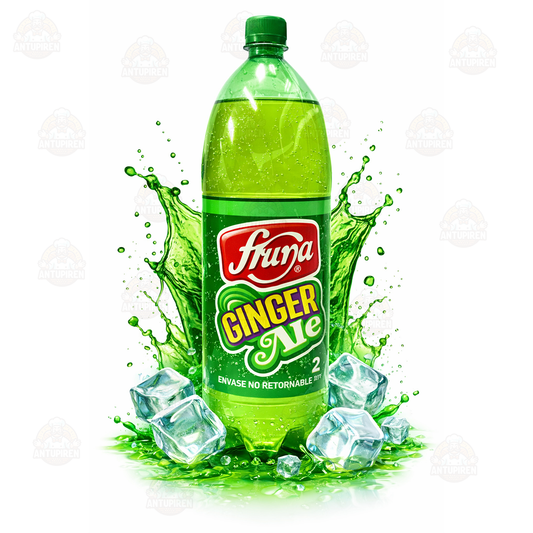 Display 6 Unidades - Bebida Fruna 2L - Ginger Ale - $665 c/u
