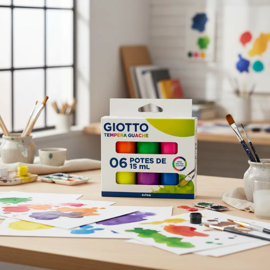 Tempera Giotto 6 Colores 15ml
