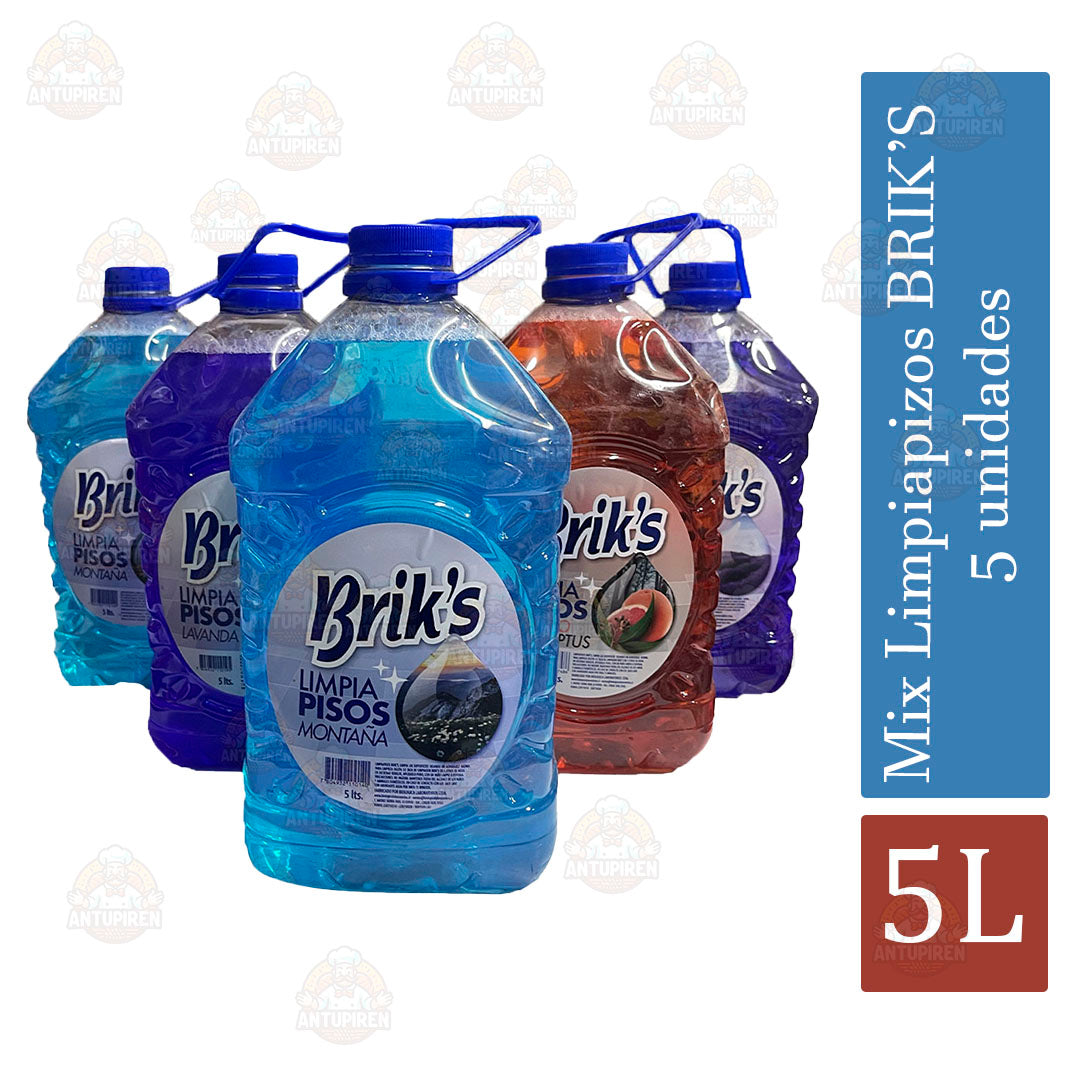 Surtido de Limpiapisos 5L Brik's (5u)