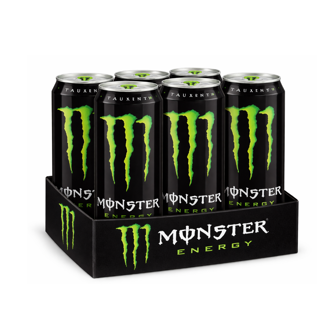 Pack 6 Unidades - Monster Energy Clásica 473cc – ($9.190 desde 5 Display)
