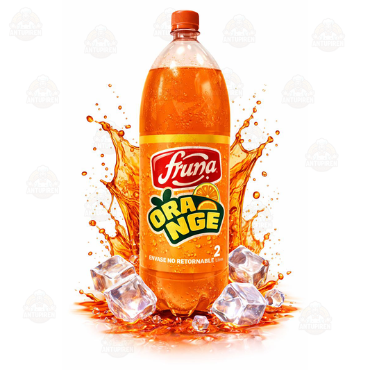 Display 6 Unidades - Bebida Fruna 2L - Orange - $665 c/u