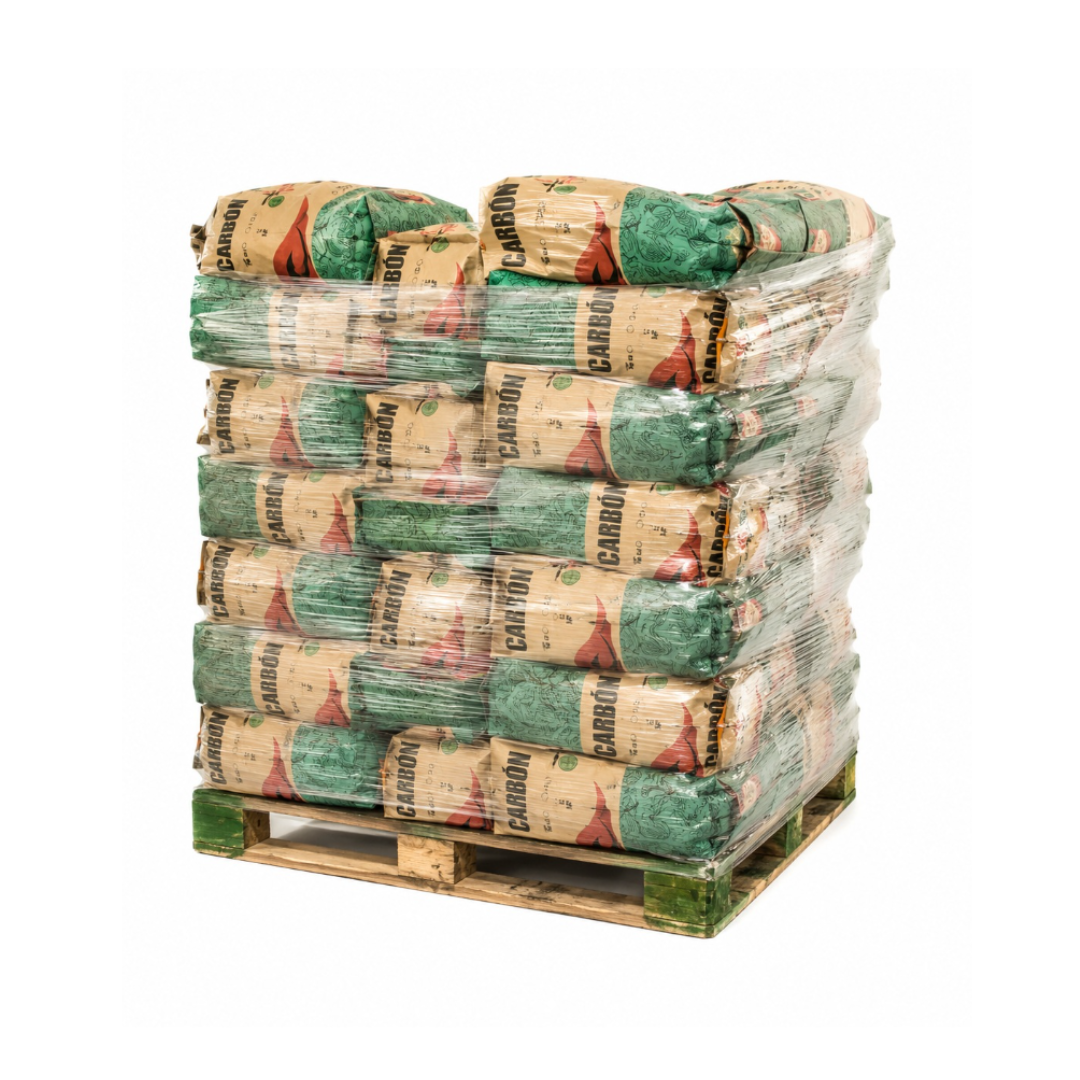 150 BOLSAS 2KG  CARBON VEGETAL (PALLET)