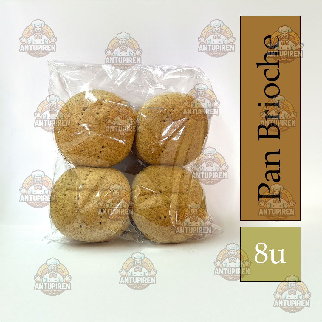 Pan brioche - 8 unidades