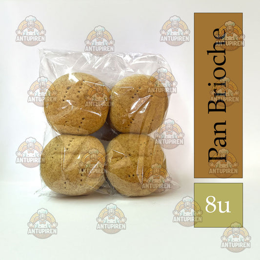 Pan brioche - 8 unidades
