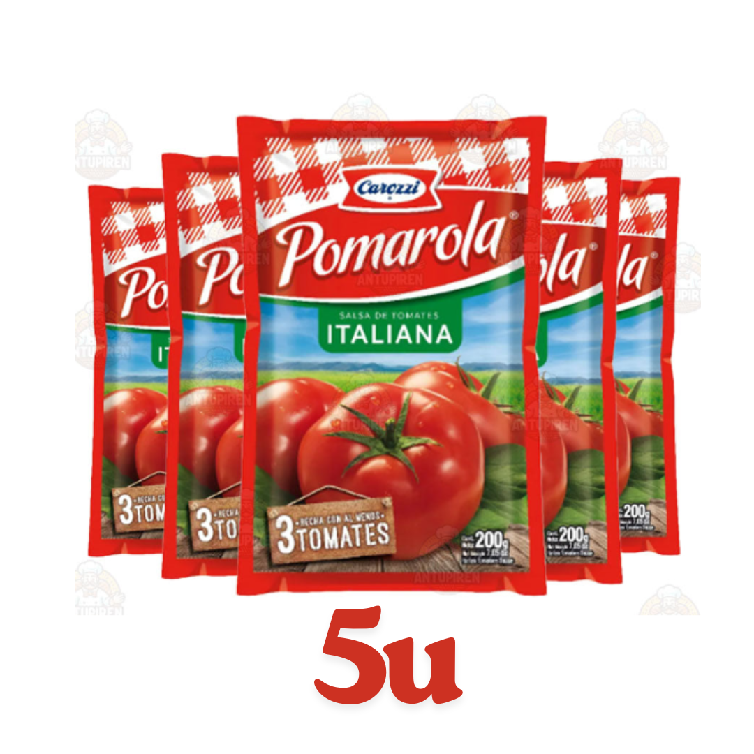 Salsa de Tomate 200g Pomarola Italiana $690 c/u