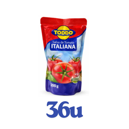 Salsa de tomate TODDO 200g $330c/u