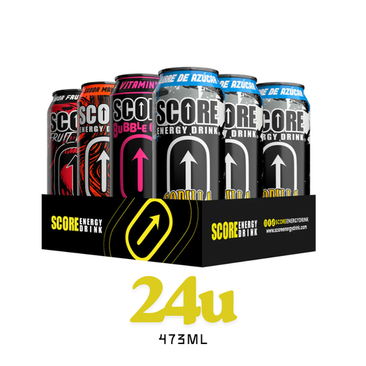 Pack 24 Latas - Mix Energética Score 473ml - $850c/u