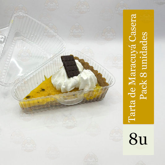Tarta de Maracuyá Casera - Pack 8 unidades