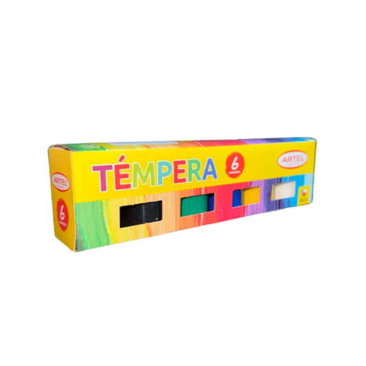 Tempera 6 Colores 15 ml - ARTEL