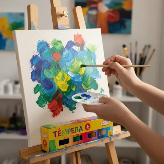 Tempera 6 Colores 15 ml - ARTEL