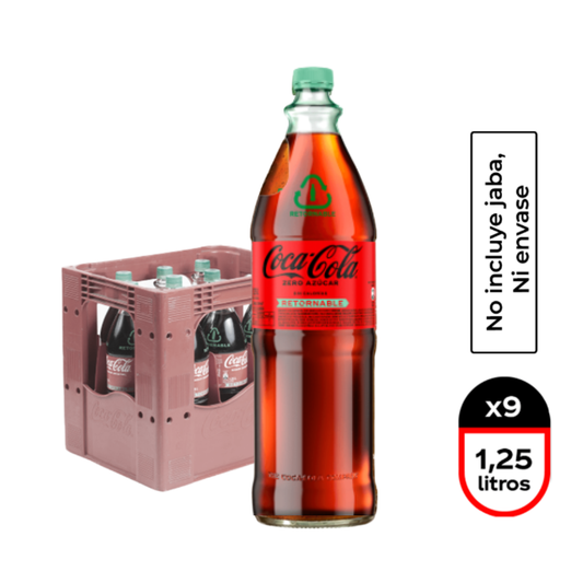 Jaba 9 Unidades Bebida 1,25L Retornable - $1.100c/u